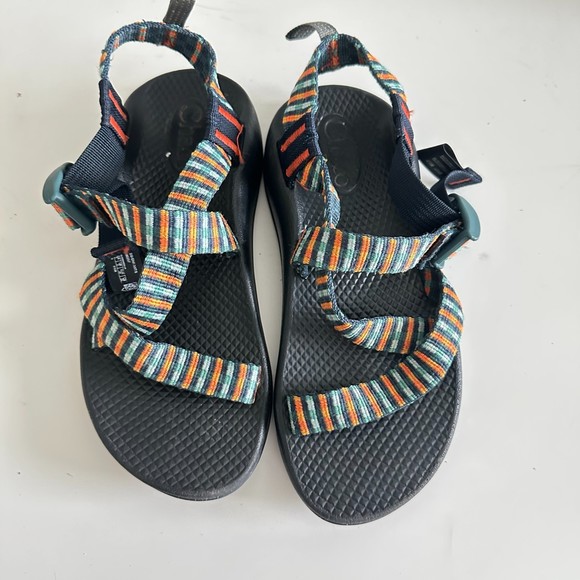 Chaco Other - Kids Chaco Striped Green/Orange Size 3
